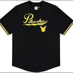 Pokemon Black and Yellow Pikachu Men's Jersey